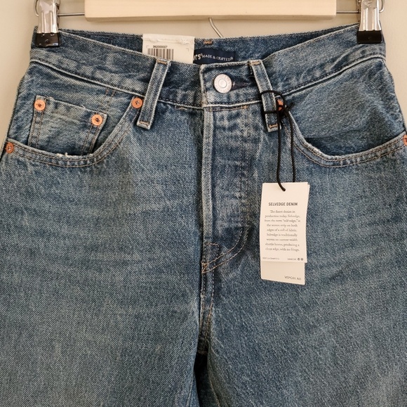 Levi's 501 Made & Crafted High Rise Straight Jeans - Picture 6 of 8